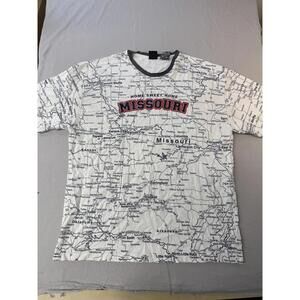 Missouri Map T-shirt AOP 2 Sided T-shirt Home Sweet Home XL
